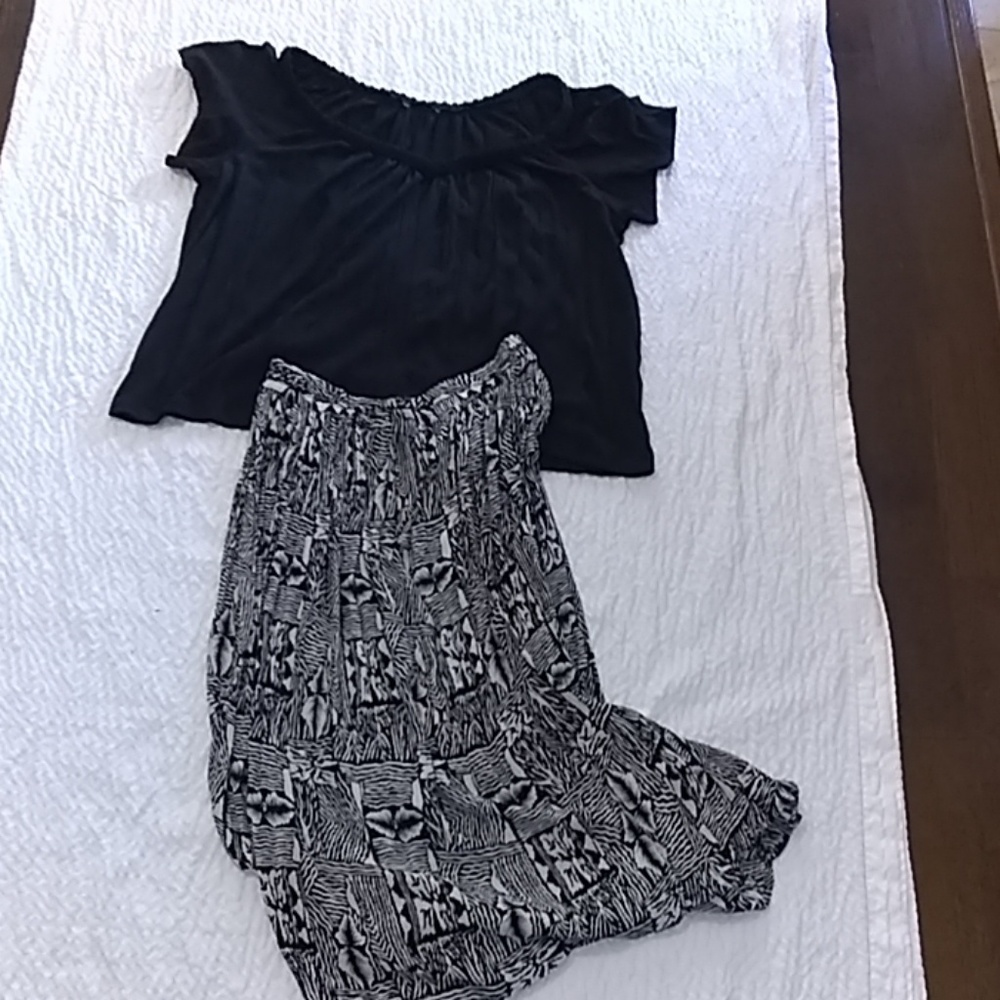 Black cotton Plus size shirt